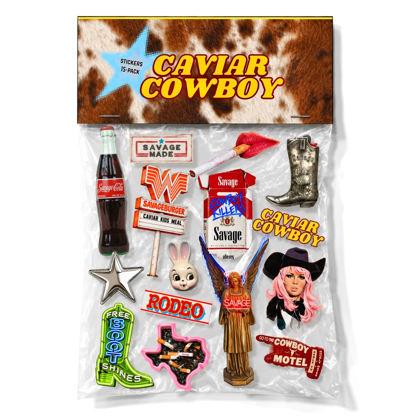 CAVIAR COWBOY STICKER PACK