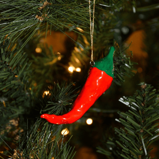 CERAMIC CHILI PEPPER ORNAMENT - House of Savage