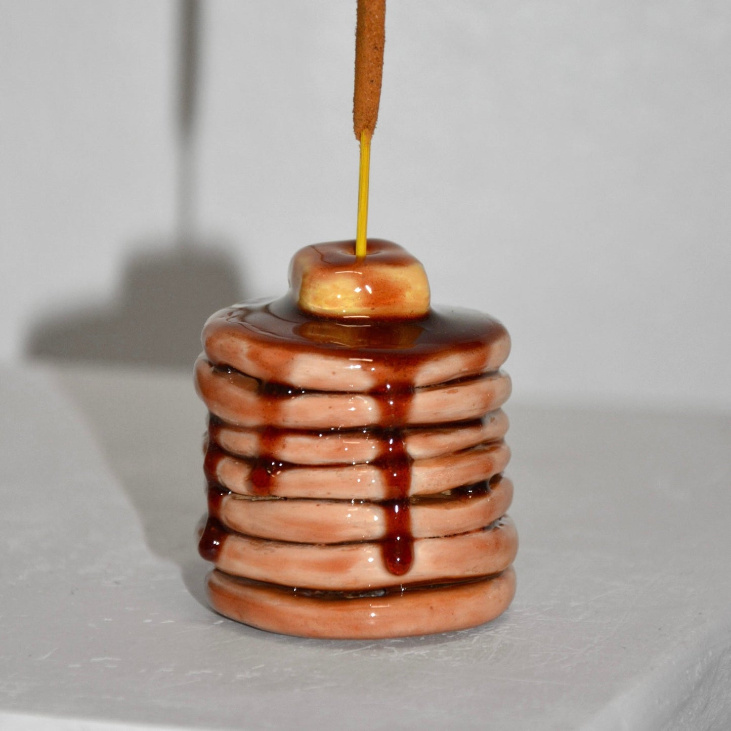 CERAMIC PANCAKE STACK INCENSE HOLDER - House of Savage