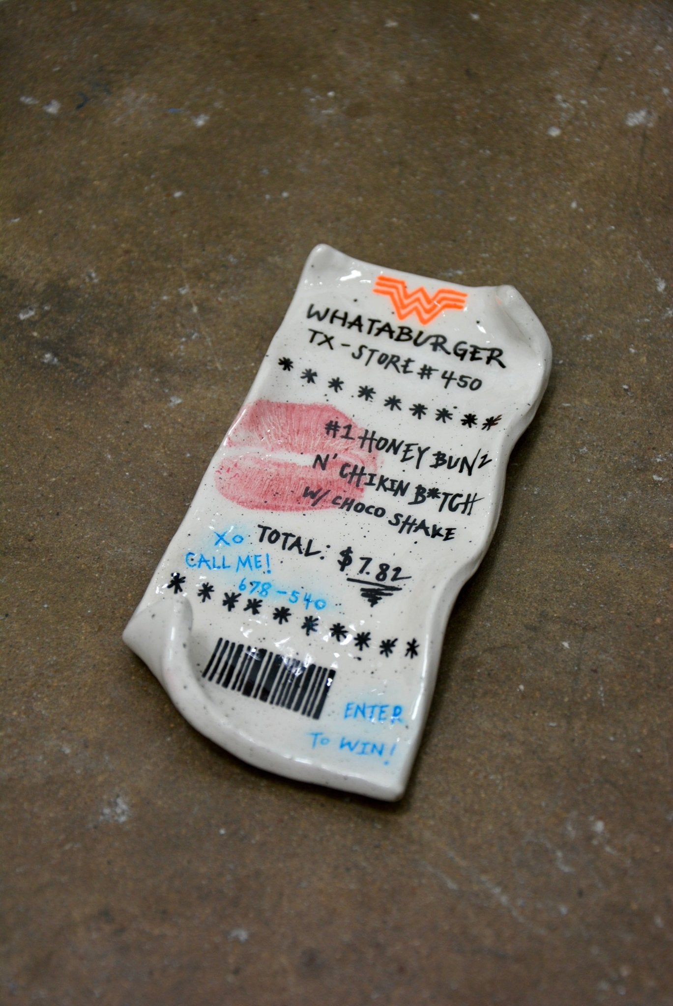 CERAMIC WHATA B “RECEIPT” - House of Savage