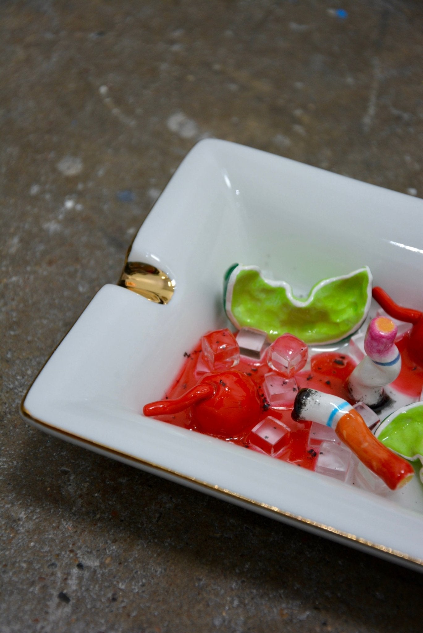 DRIVE - IN CHERRY LIMEADE ASHTRAY - House of Savage