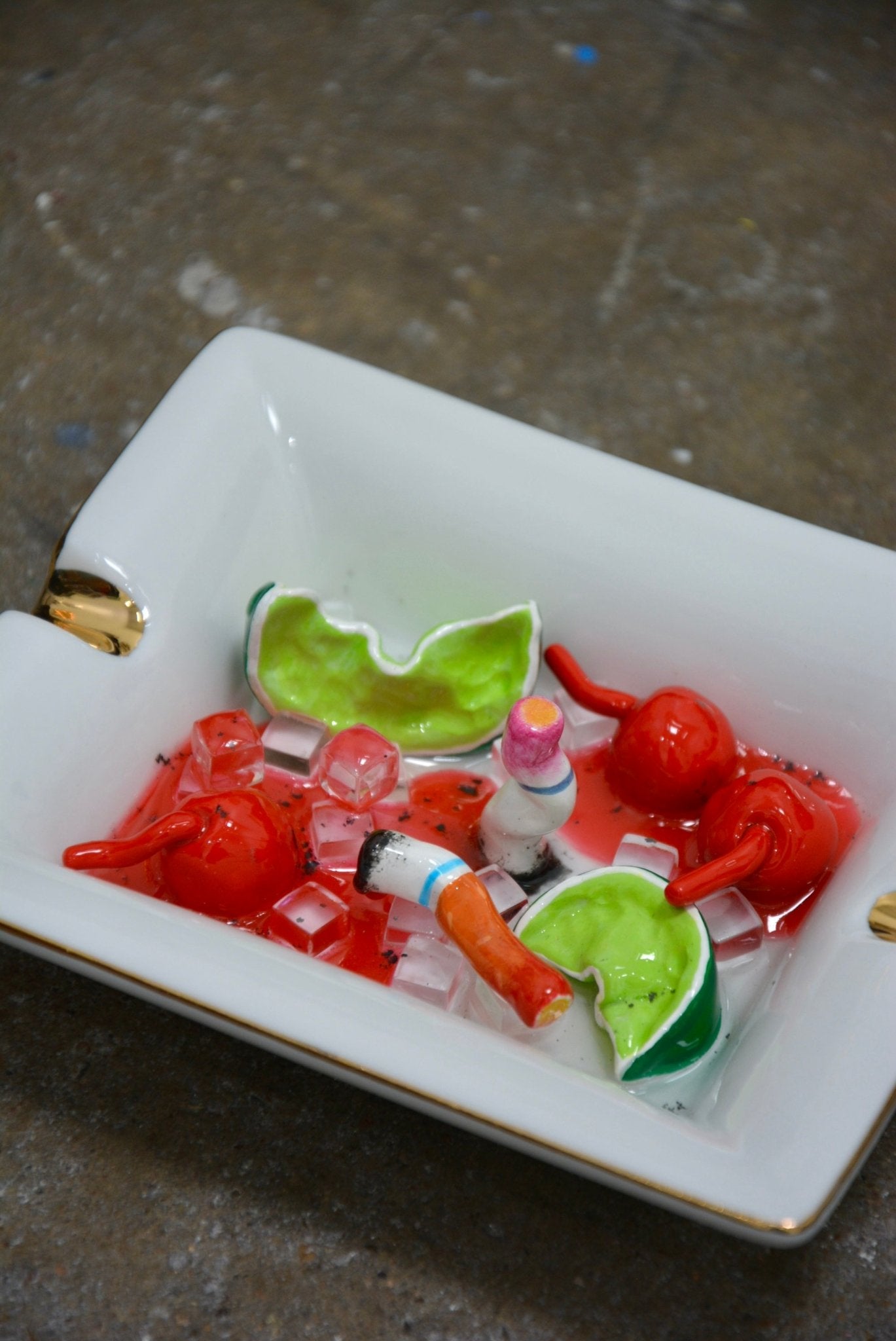 DRIVE - IN CHERRY LIMEADE ASHTRAY - House of Savage