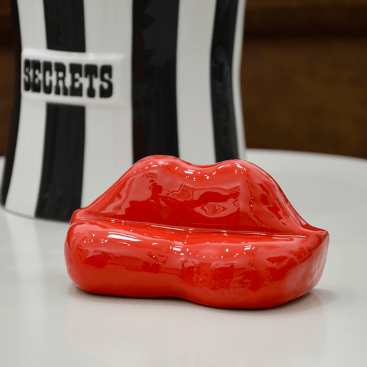 KISS MY A$$ CERAMIC LIPS SOFA - House of Savage