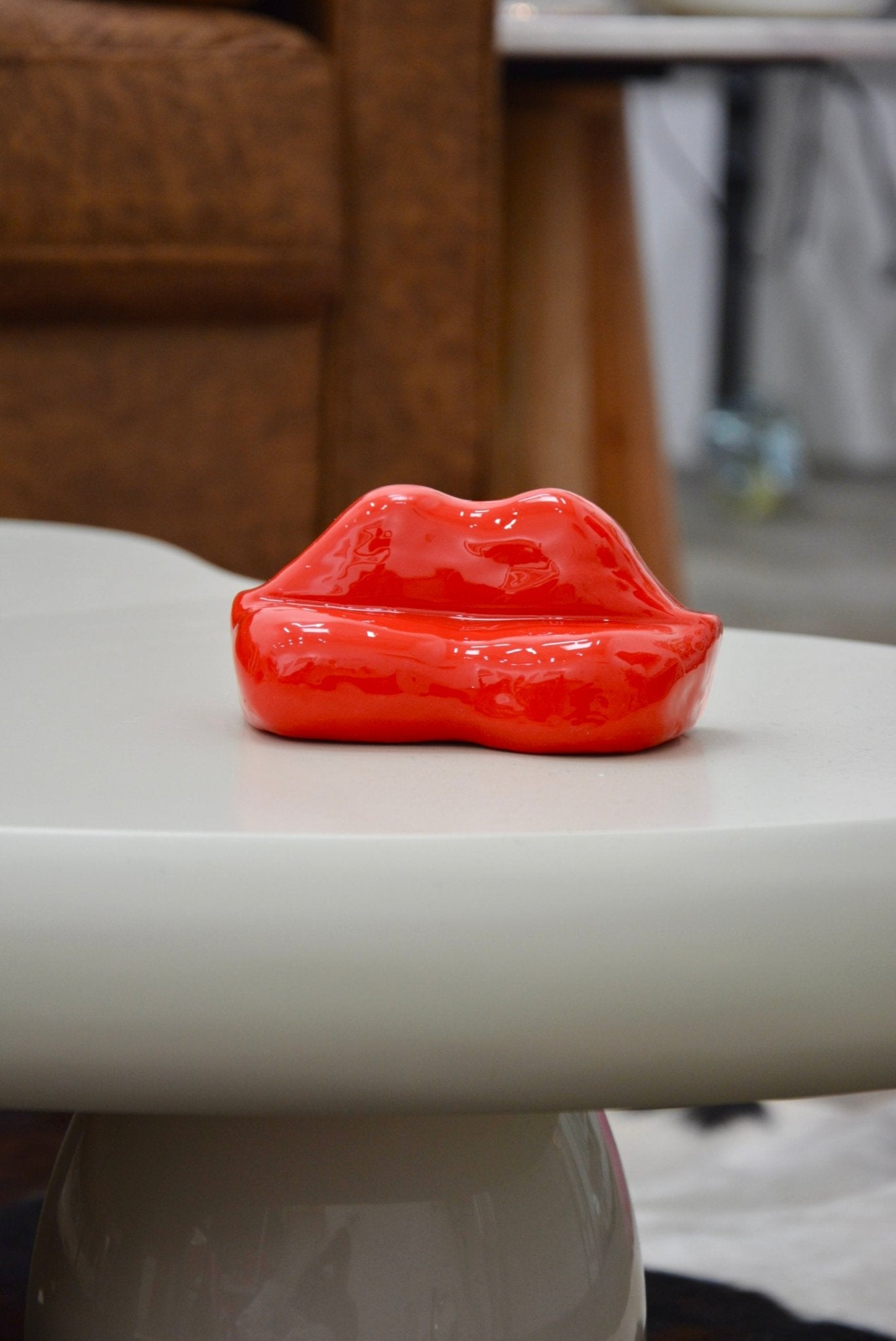 KISS MY A$$ CERAMIC LIPS SOFA - House of Savage