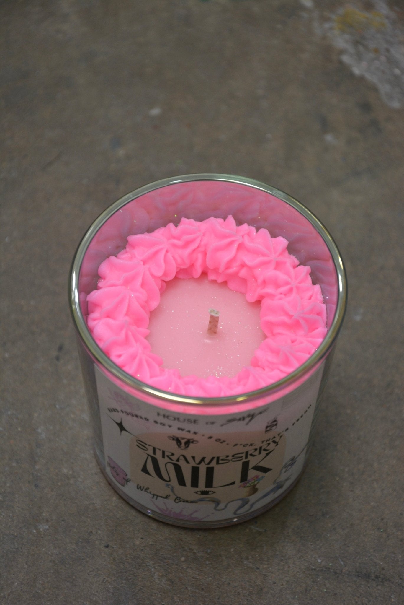 STRAWBERRY MILK CANDLE - House of Savage