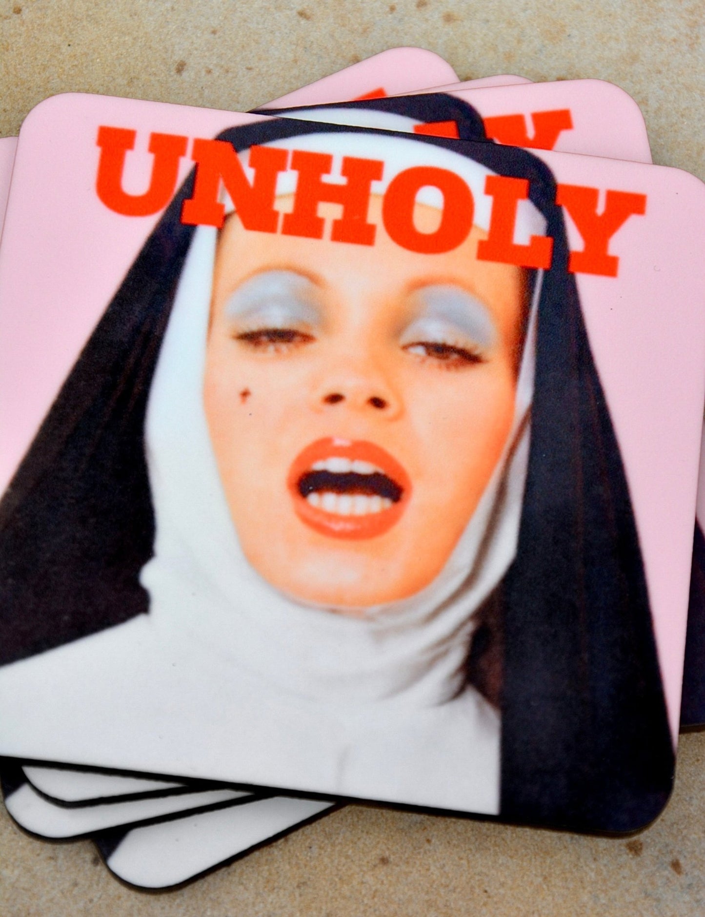 UNHOLY COASTERS - SET OF FOUR - House of Savage