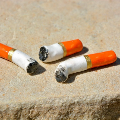 CERAMIC CIGARETTES - SET OF THREE