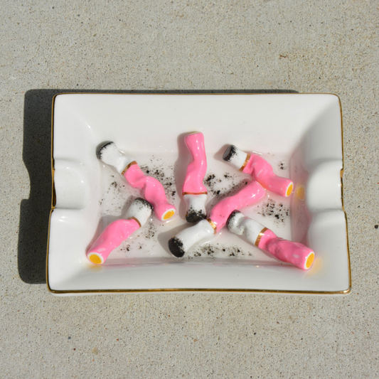 PINK PUFFS ASHTRAY