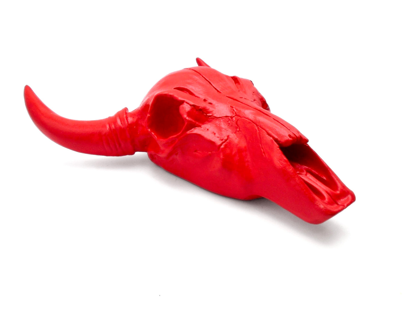 SAVAGE CHERRY RED COW SKULL