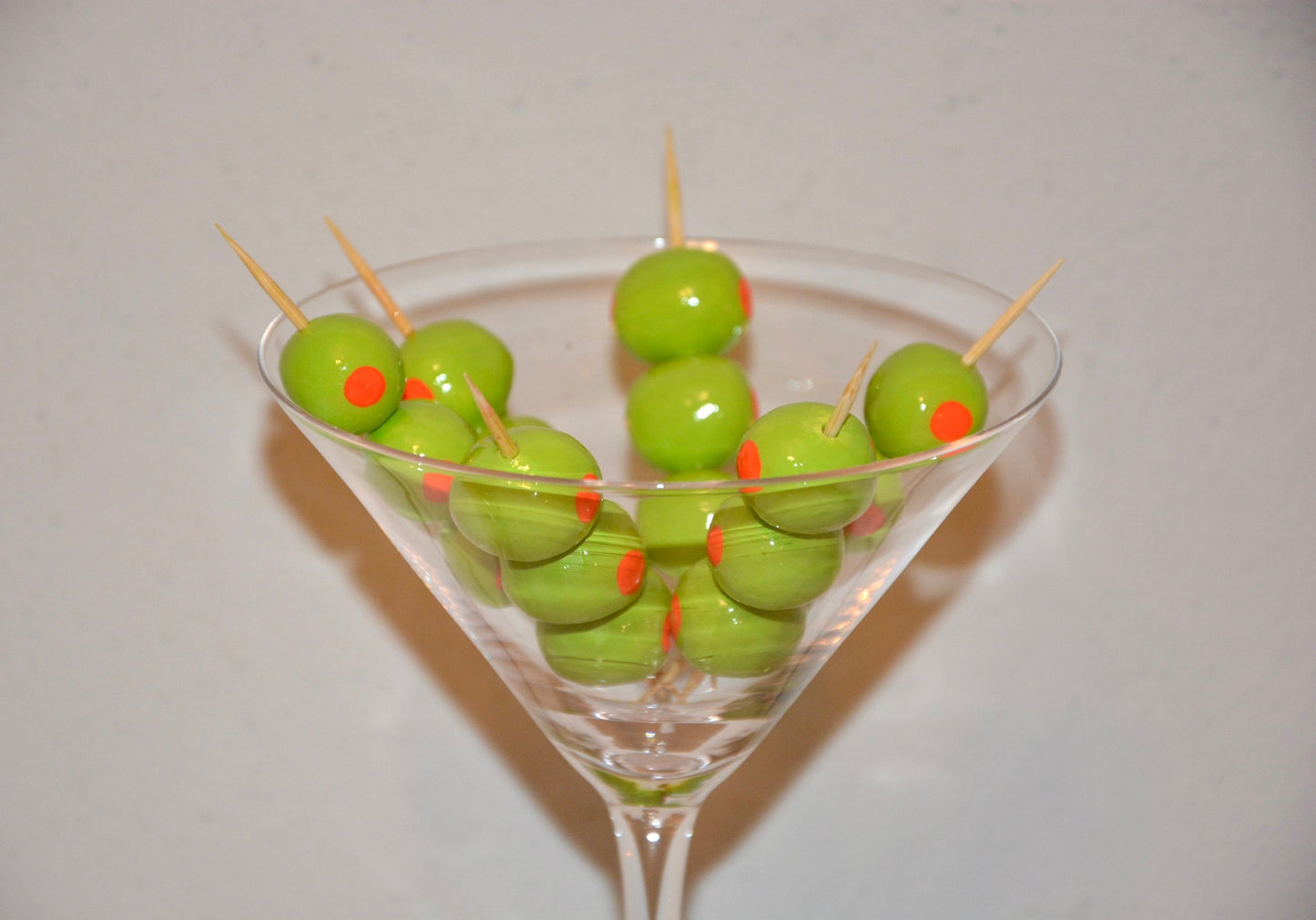 CERAMIC PIMENTO OLIVES - SET OF THREE