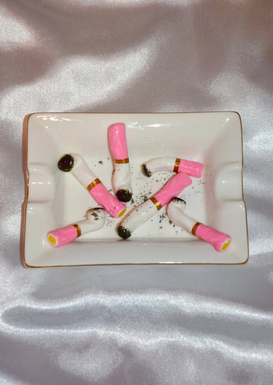 PINK PUFFS ASHTRAY