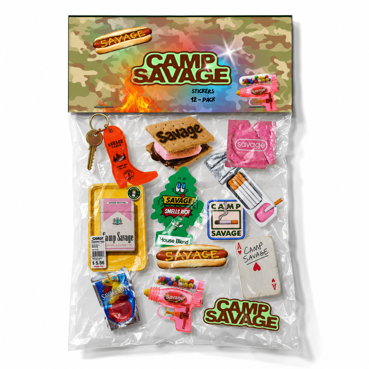 CAMP SAVAGE STICKER PACK