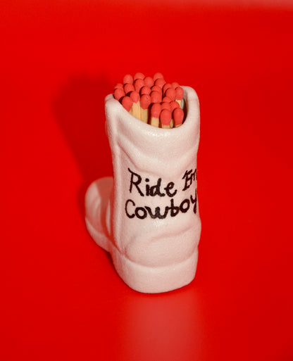 RIDE ‘EM COWBOY MATCHSTICK HOLDER