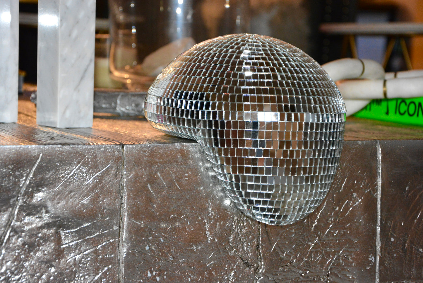 SAVAGE MELTY DISCO BALL SCULPTURE