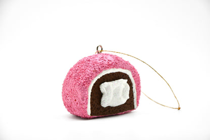 CERAMIC SNOBALL ORNAMENT