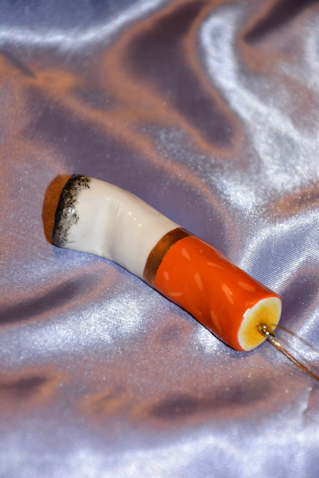 CERAMIC CIGARETTE ORNAMENT