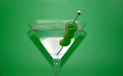 FAUX DIRTY MARTINI DECOR