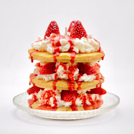 STRAWBERRY SHORTCAKE PANCAKE CANDLE