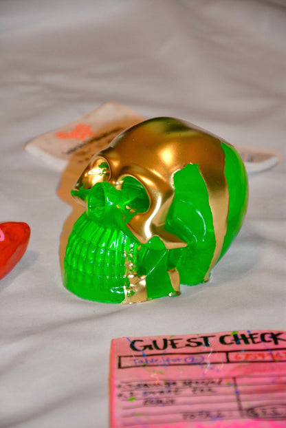 SAVAGE ACRYLIC GREEN APPLE SKULL