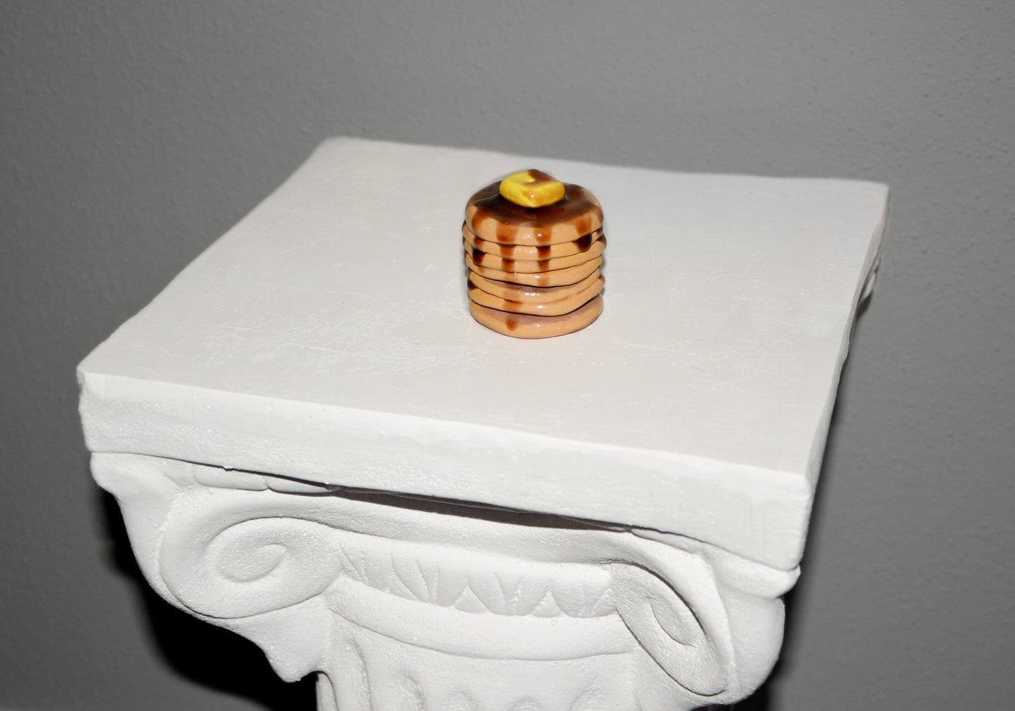 CERAMIC PANCAKE STACK INCENSE HOLDER