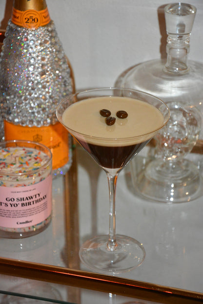 FAUX ESPRESSO MARTINI DECOR