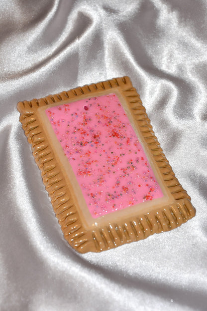 CERAMIC STRAWBERRY POP-TART INCENSE HOLDER