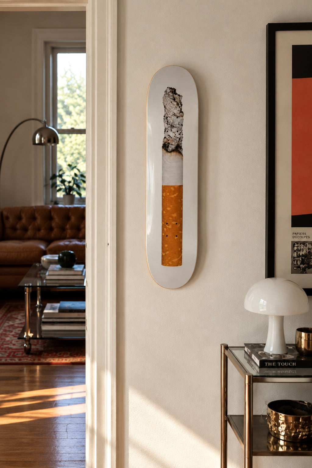 CIGGY SKATEBOARD DECK WALL HANGING