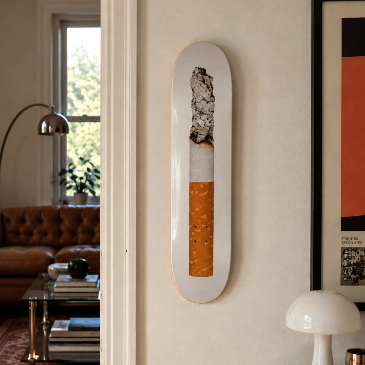 CIGGY SKATEBOARD DECK WALL HANGING