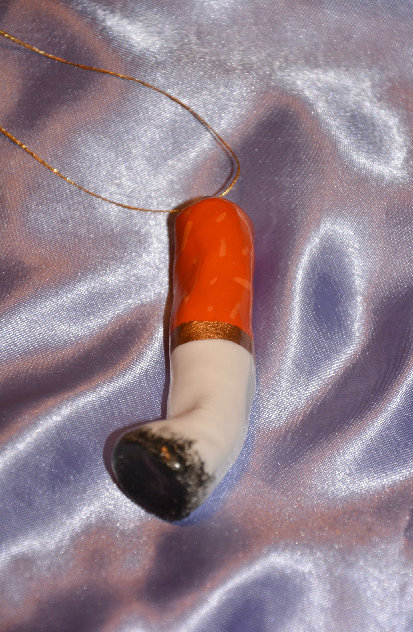 CERAMIC CIGARETTE ORNAMENT