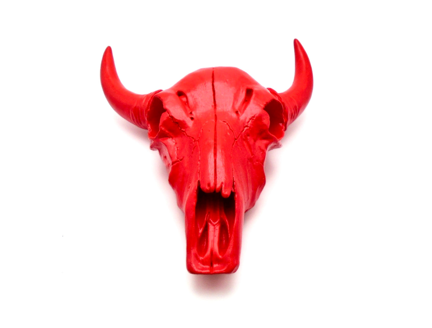 SAVAGE CHERRY RED COW SKULL