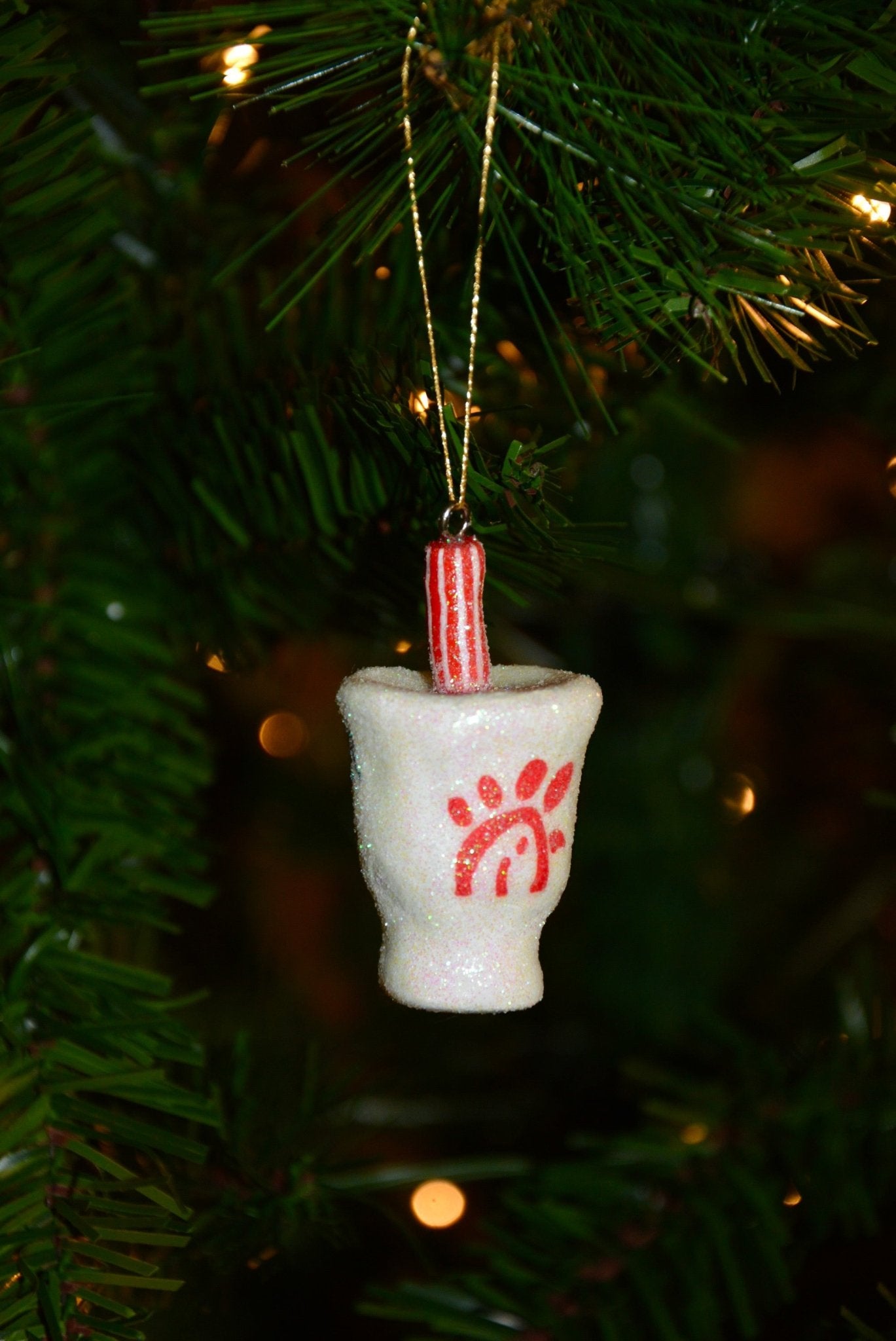 CERAMIC CHICK - FIL - A CUP ORNAMENT - House of Savage