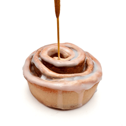 CERAMIC CINNAMON BUN INCENSE HOLDER - House of Savage