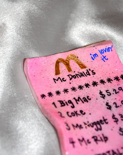 CERAMIC MICKEY D’S “RECEIPT” - House of Savage