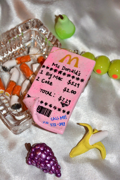 CERAMIC MICKEY D’S “RECEIPT” ORNAMENT - House of Savage