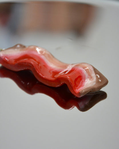 CERAMIC THICK - CUT BACON ORNAMENT - House of Savage