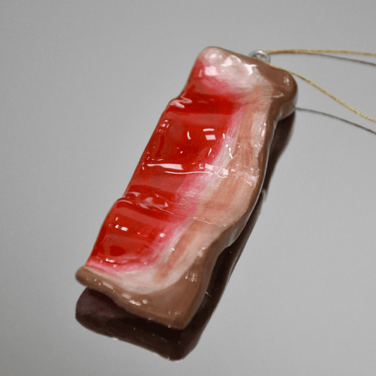 CERAMIC THICK - CUT BACON ORNAMENT - House of Savage