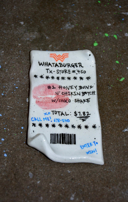 CERAMIC WHATA B “RECEIPT” - House of Savage