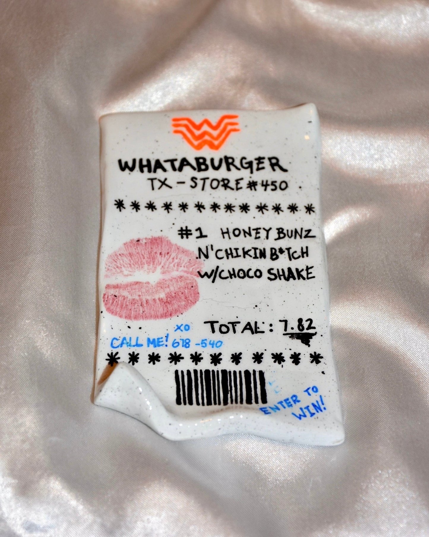 CERAMIC WHATA B “RECEIPT” - House of Savage