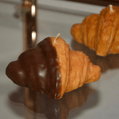 CHOCOLATE - DIPPED CROISSANT CANDLE - House of Savage