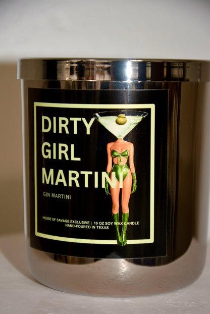 DIRTY GIRL MARTINI CANDLE - House of Savage