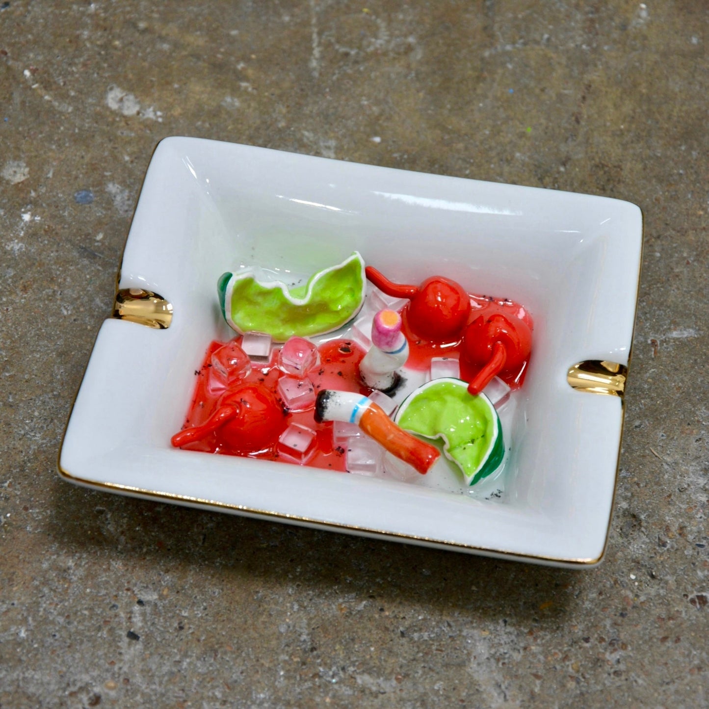 DRIVE - IN CHERRY LIMEADE ASHTRAY - House of Savage