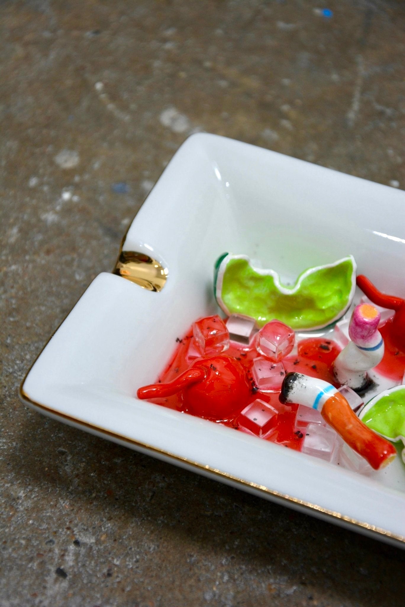 DRIVE - IN CHERRY LIMEADE ASHTRAY - House of Savage