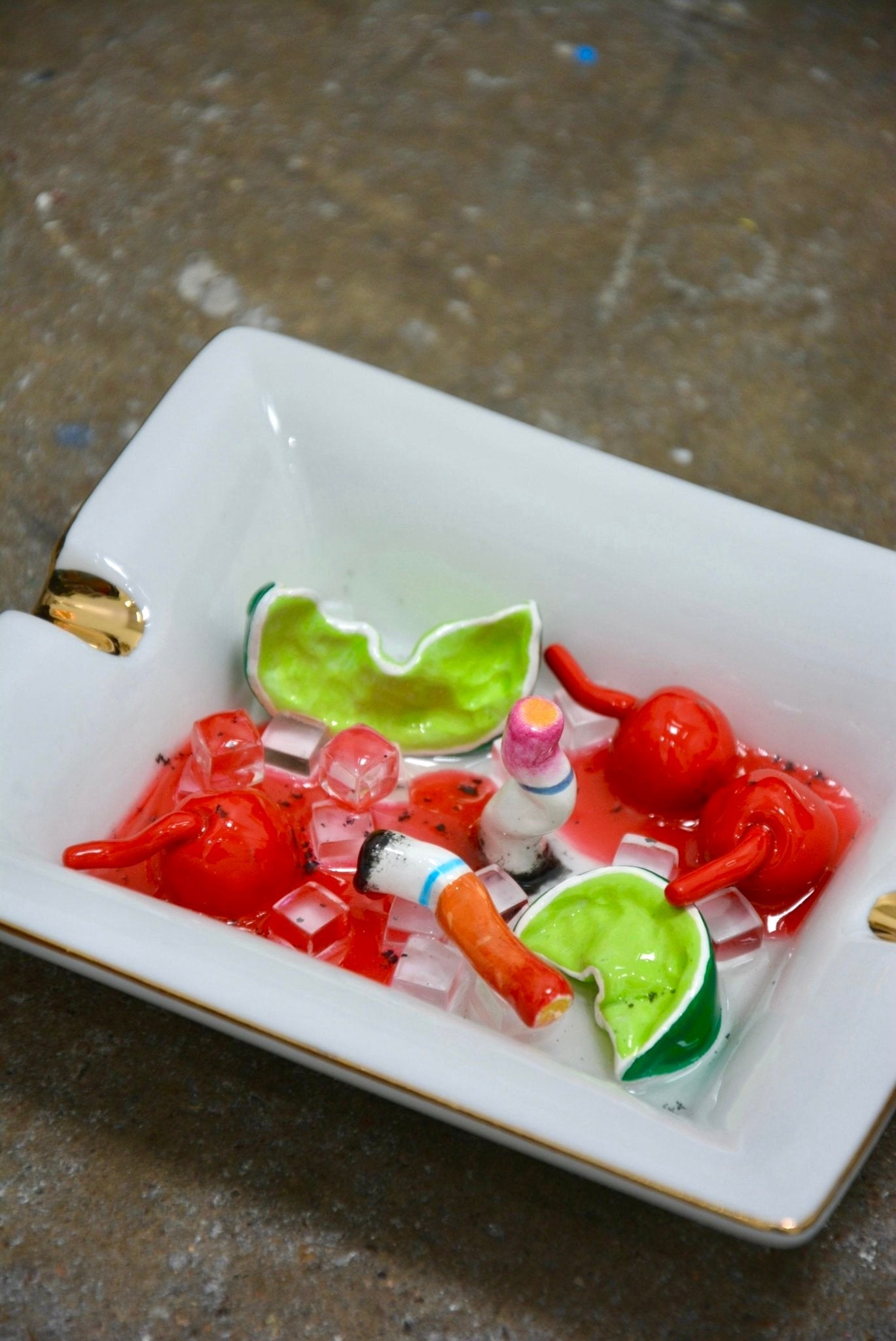 DRIVE - IN CHERRY LIMEADE ASHTRAY - House of Savage