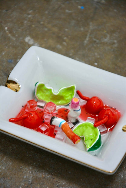 DRIVE - IN CHERRY LIMEADE ASHTRAY - House of Savage