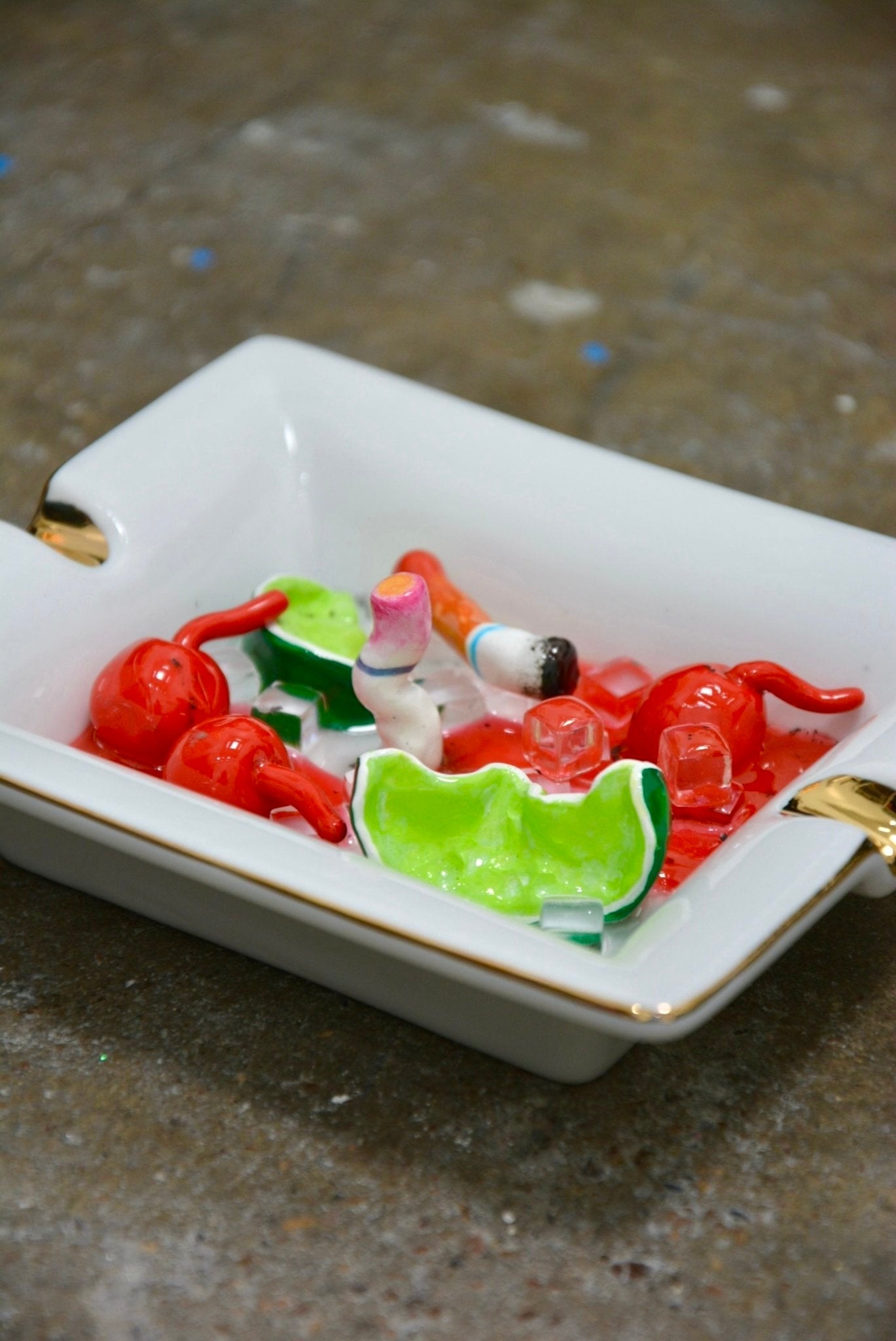 DRIVE - IN CHERRY LIMEADE ASHTRAY - House of Savage