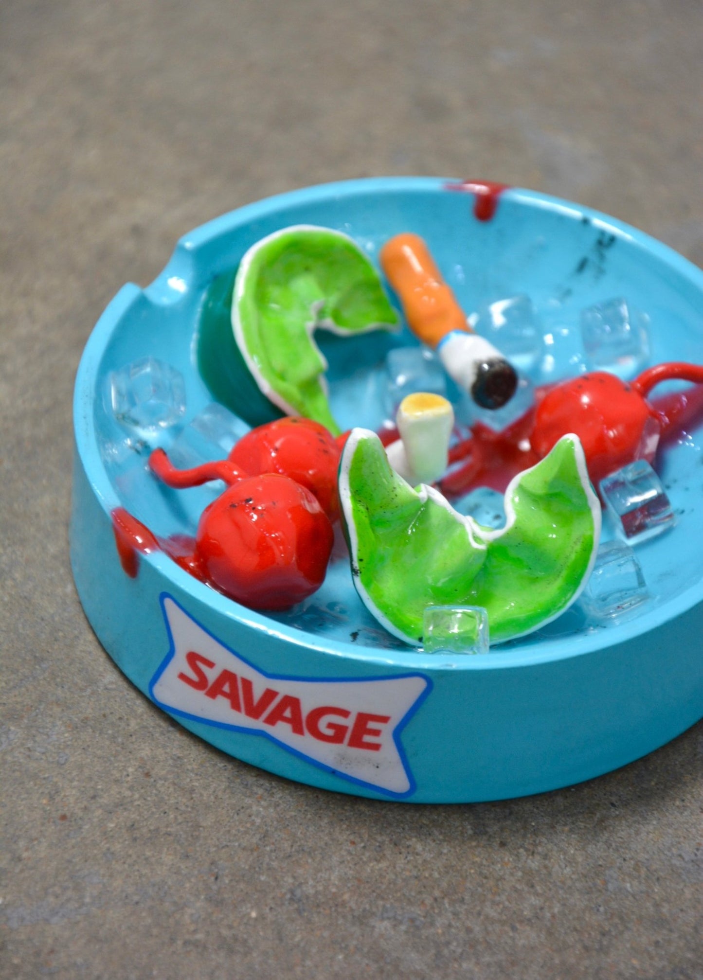 DRIVE-IN CHERRY LIMEADE ASHTRAY - House of Savage
