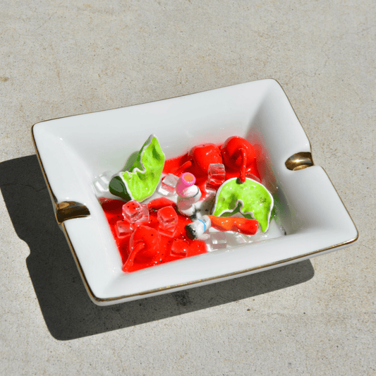 DRIVE-IN CHERRY LIMEADE ASHTRAY - House of Savage