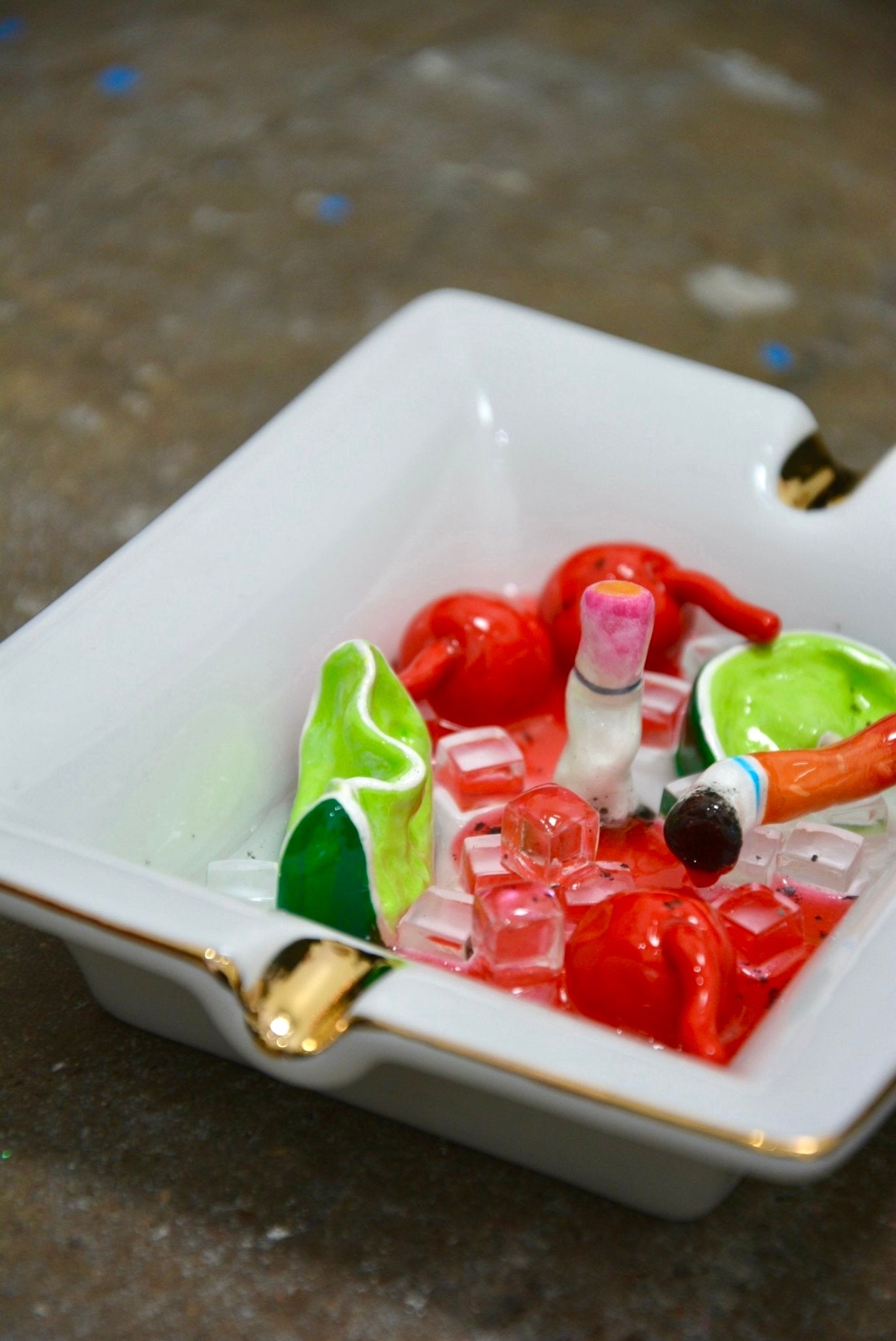 DRIVE - IN CHERRY LIMEADE ASHTRAY - House of Savage