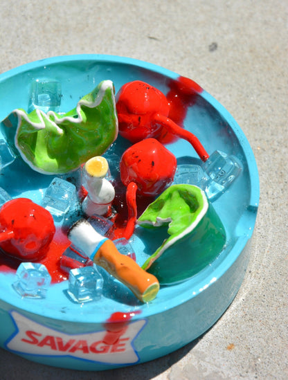 DRIVE-IN CHERRY LIMEADE ASHTRAY - House of Savage