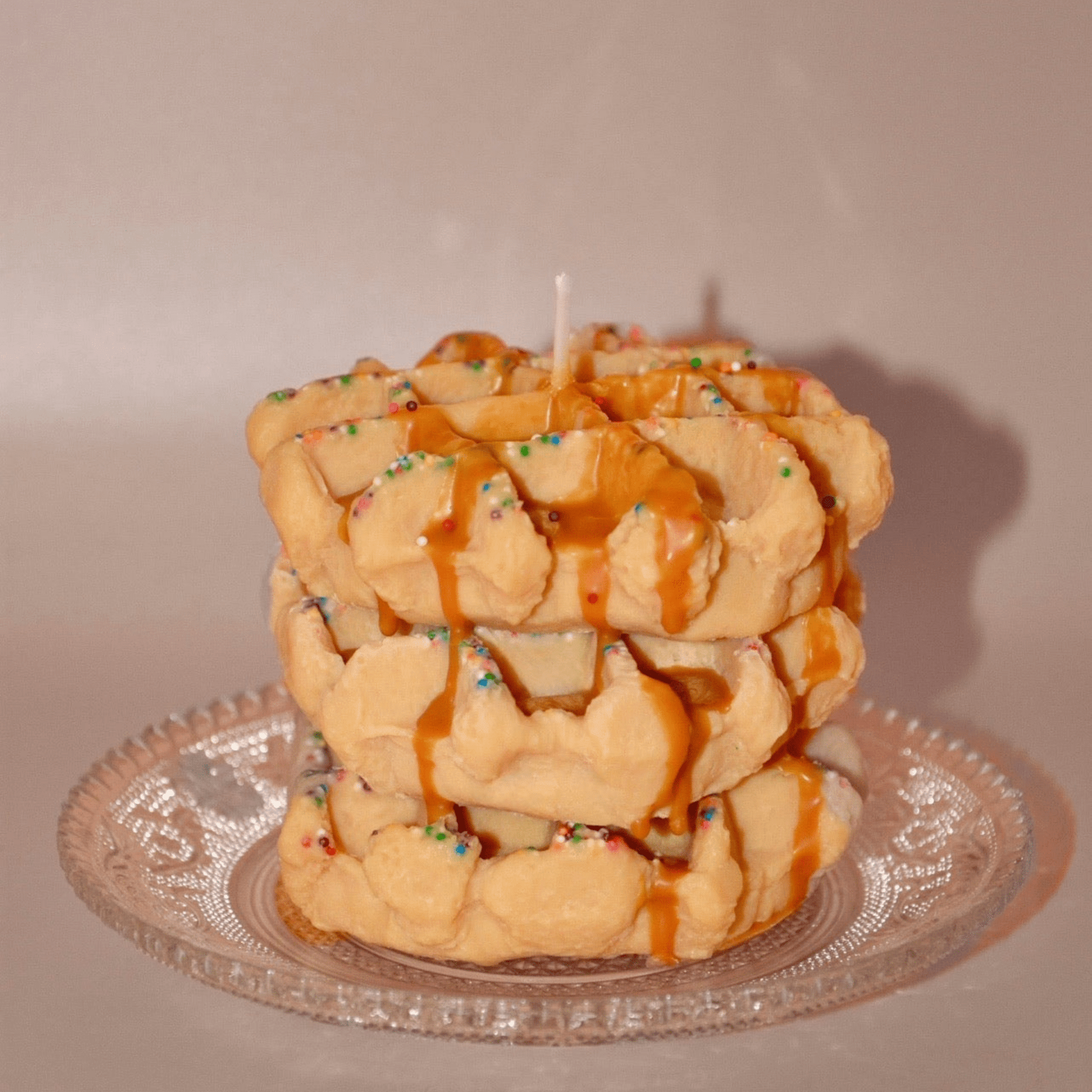 FUNFETTI WAFFLE STACK CANDLE - House of Savage